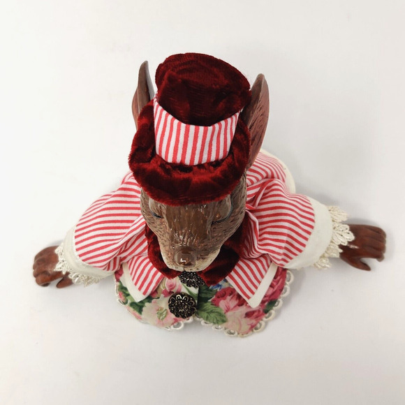 Wayne Kleski Katherines Collection Mouse Jar Glass Topper Country Rare Find - Picture 12 of 16